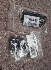 Blackberry Wired Stereo Headset Earphones And Micro USB Cable - Used Untested
