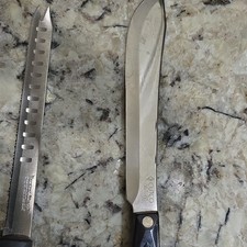 Cutco 1722 KD Carving & Slicing Knife Stainless Steel Black Handle