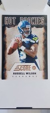 2012 RUSSELL WILSON HOT ROOKIE CARD #22 SP PANINI SCORE ROOKIE CARD. rookie card picture