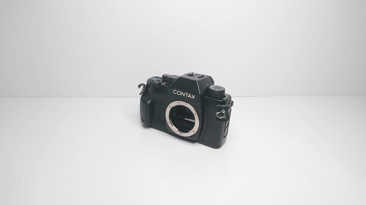 All Works!! [ Top MINT w/ Case ] Contax RX Black SLR 35mm Film