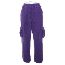 PrettyLittleThing, Cargohose, Größe: M, Lila, Kunstpelz/Polyester, Plüsch #UpR