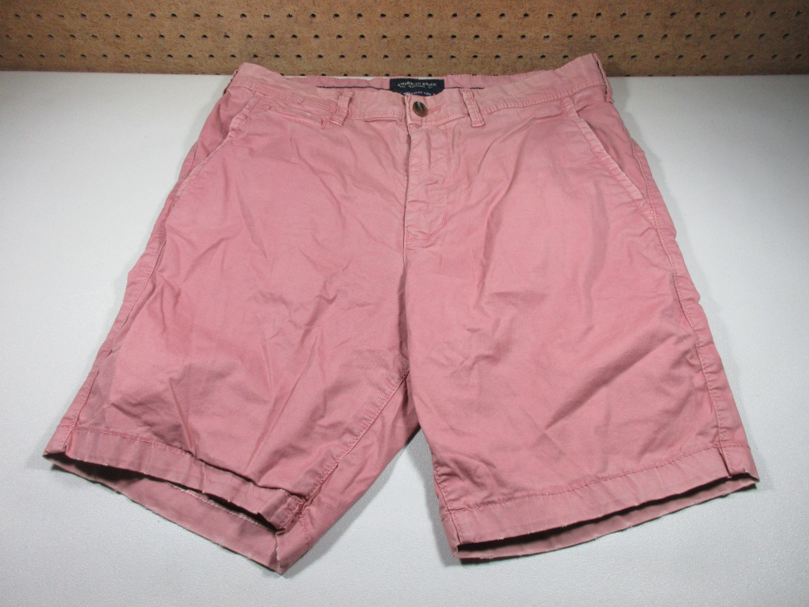 American Eagle men solid red distressed Next Leve… - image 1