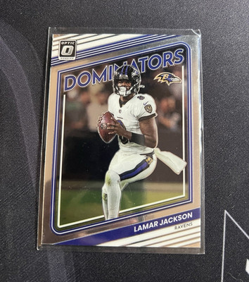 Panini 2022 Donruss Optic Lamar Jackson Dominators #D-2 Baltimore Ravens NFL