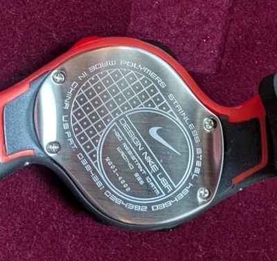 Nike Triax Fury Digital Sport Watch WR0140 Black Red Unisex Adult