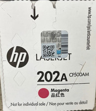 GENUINE HP 202A Magenta LaserJet Toner Cartridge, CF503A