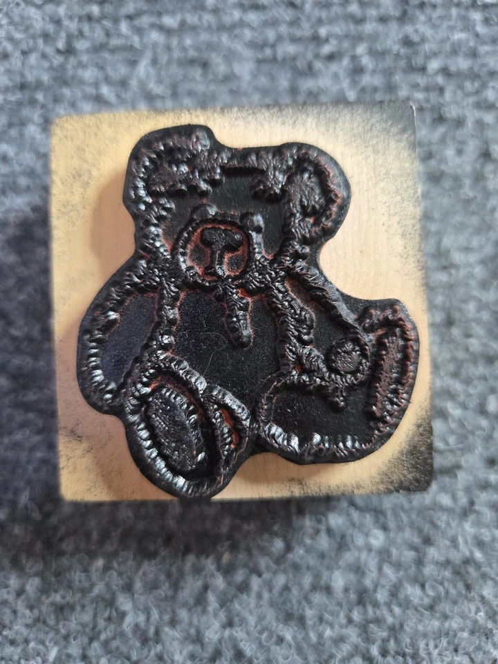 Sello de goma E3, PSX Designs, oso de peluche Birx F-1815 Foto 4 de 4