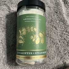 Bath  Body Works EUCALYPTUS SPEARMINT SHOWER STEAMERS 4.8 oz/6 Count New