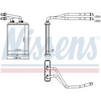 Nissens WäRmetauscher HeizungsküHler FüR Peugeot Expert Kasten 2.0 Hdi 130 807