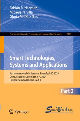 Smart Technologies, Systems and Applications Fabián R. Narváez (u. a.) Buch xxii