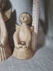 3 Vtg Bozner Engel Thun Italian Pottery Angel Candle Holder Figurine 9.5", 6.5"  — photo 8