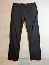 Levi's 502 Jeans Boys 36x31 18 Husky Regular Tapered Leg Mid Rise Denim Black