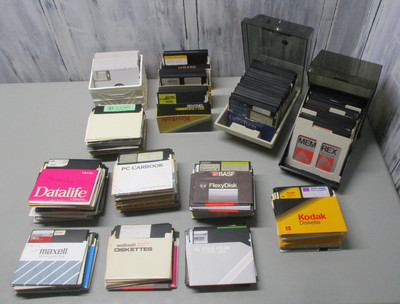 Lot of 360 C-64 5.25'' Disks (Games etc.) Sold as Blanks, Commodore CBM C64/C128