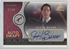 2005-06 SP Game Used Edition Auto Draft 17/24 Daniel Briere #AD-DB Auto 2o7
