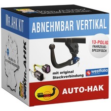 Für Ford Tourneo Connect ab 22 AutoHak Anhängerkupplung vert abn. + 13pol spez.