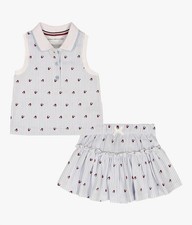Tommy Hilfiger Girls 2 Pc Skort Set Size 6
