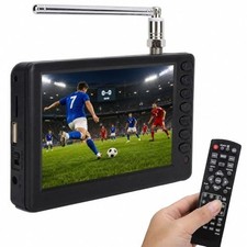 5 Inch Portable Digital TV, ATSC, FM Radio, USB/TF Playback, 1080p Screen