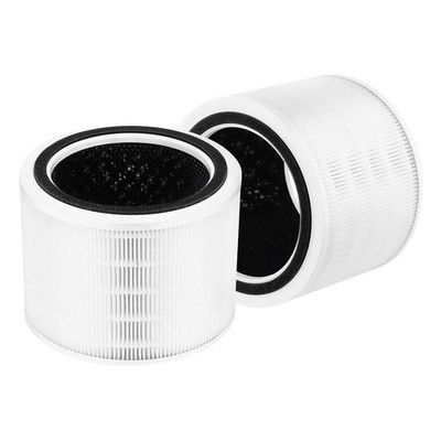 Todfut 2er Pack Core 300 True HEPA Ersatzfilter kompatibel mit Weiß 