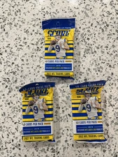 2022 Score NFL Trading Cards Lot 3x 40 Value Pack New Sealed