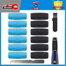 12 Pack Replacement Rollers for Amope and Dr Scholl's Foot File
