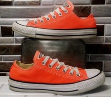 Converse Chuck Taylor All Star Low Hyper Orange Men's 4.5 Women's 6.5 155736F