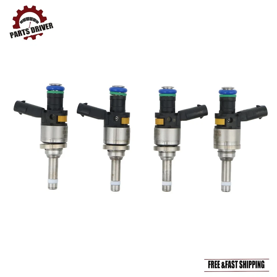 4X A2710781123 FJ1211 Fuel Injectors For 2012-2015 Mercedes-Benz C250 SLK250 NEW - Imagem 2 de 4
