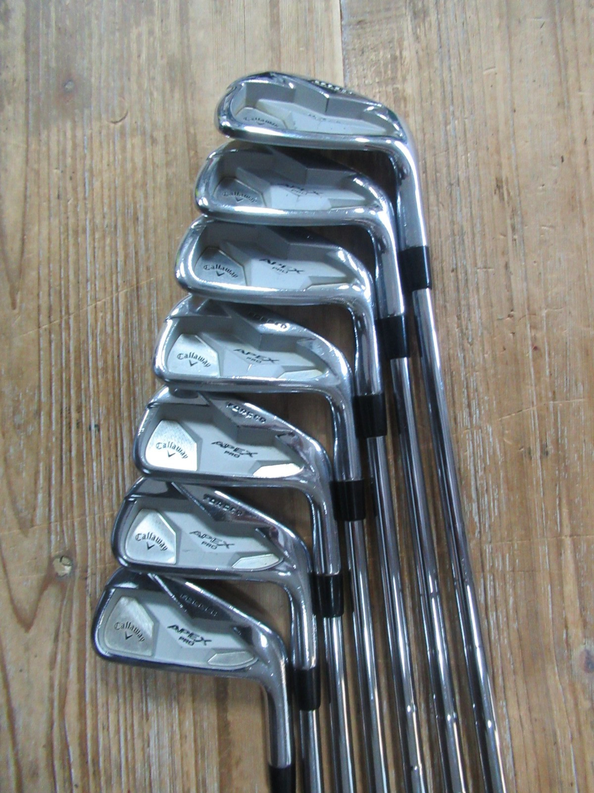 Callaway Apex Pro 2019 Iron Set 4 - W, W/Kbs Tour 130X X-Stiff Steel  - Rh