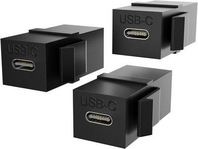 USB C Keystone, USB C Keystone Jack Insert Adapters Female to Female Inserts Con