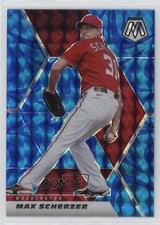 2021 Panini Mosaic Reactive Blue Mosaic Prizm Max Scherzer #126 1db4