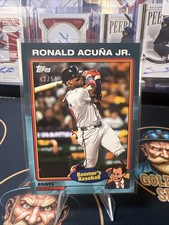2024 Topps x Chris Berman Boomer's Baseball Ronald Acuña Jr. #4 Teal /50