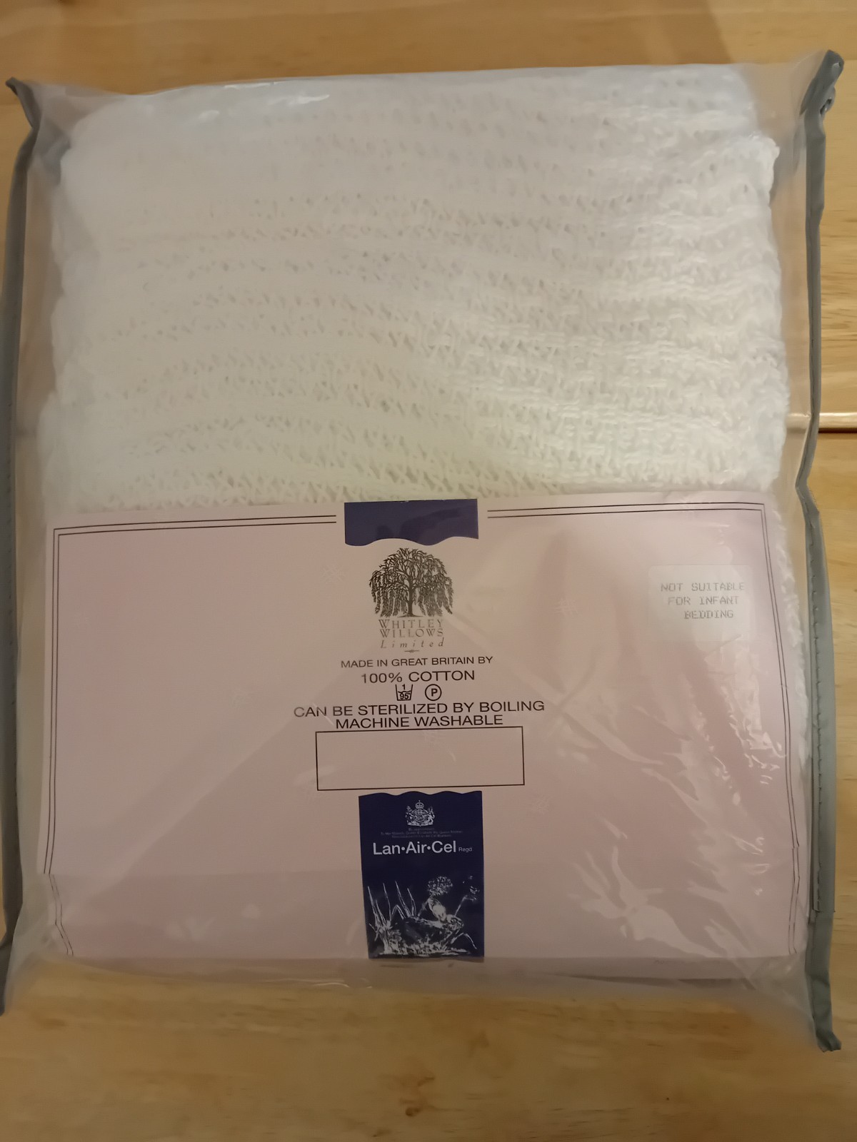 Coperta cellulare Lan-Air-Cel iperallergica 100% cotone foto 2