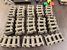 LEGO Lot 4561 Train Railway Express Electric Set 9V Figures Power + Extra Tracks