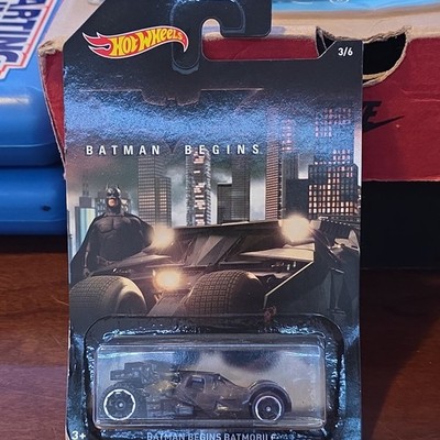Hot Wheels Batman Begins Batmobile 1:64 Black Diecast Car 2014
