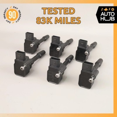 Porsche Panamera Macan 95B 3.0L V6 Ignition Coil Coils Set of 6 94660210403 OEM