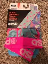 PSD Youth Tropicana 2 Pack Boxer Briefs Size Small 22-23