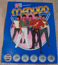 Pepsi Prestants Menudo 8x10 colore pin-up. Roy, Ray, Charlie, Robby, Ricky Martin