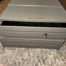 IBM POS Cash Drawer POS 41j7674 Lot Of 2 Both Work Key Included