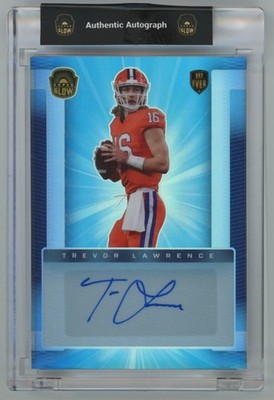 2021 Super Glow Trevor Lawrence 1st Ever Auto /150 #293 Autograph Clemson