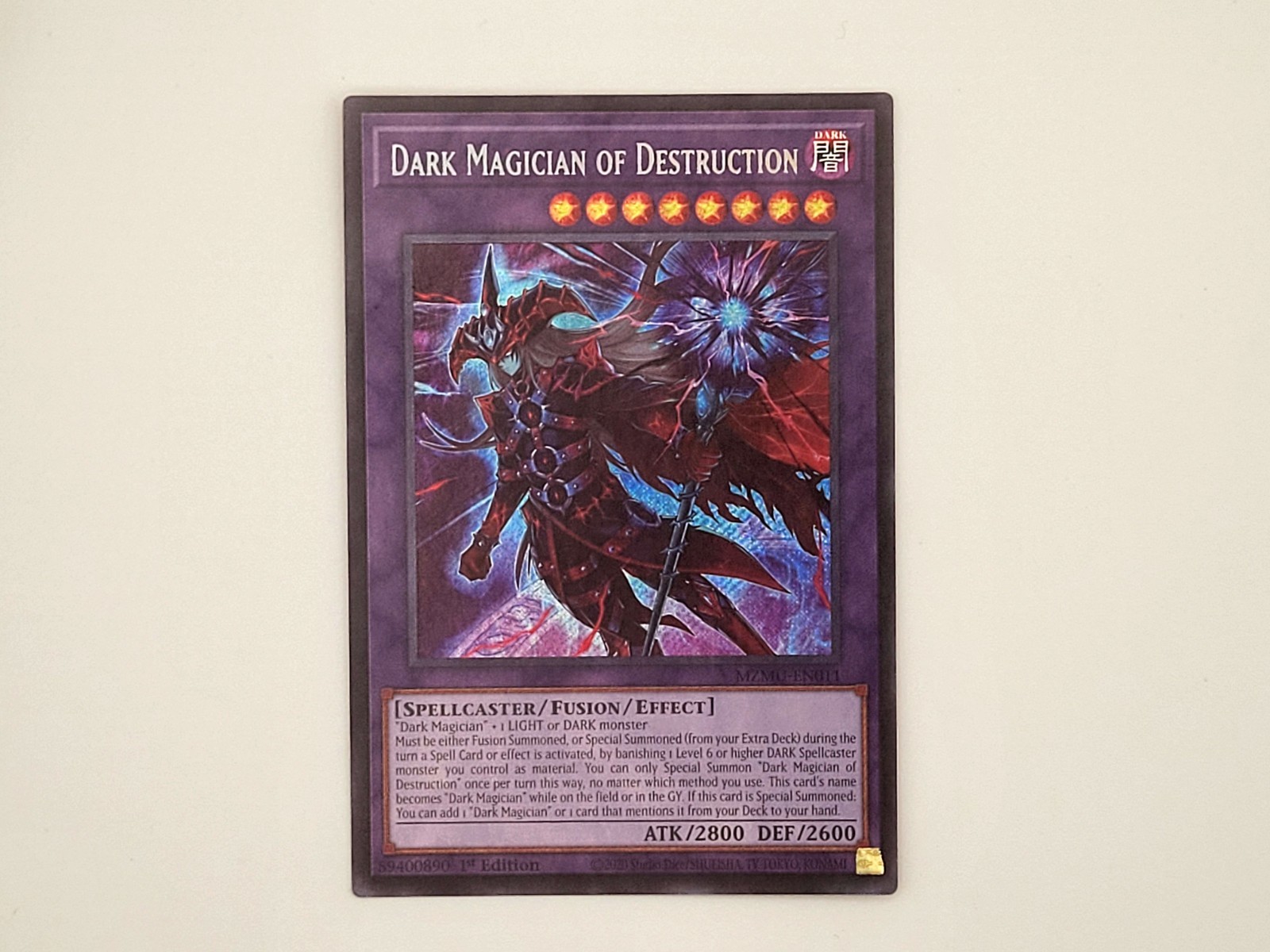 Yu-Gi-Oh! TCG Dark Magician of Destruction - Maze of Muertos 1st Edition