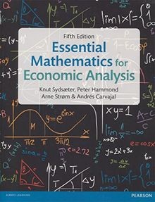Essential Mathematics for Economic Analysis von Sydsaete... | Buch | Zustand gut