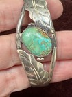 Vintage Old Pawn Native American Navajo Turquoise Bracelet Size 6 NEEDS REPAIR — photo 4