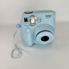 Fujifilm Instax Mini 7S Instant Camera Light Blue As Is For Parts Repair