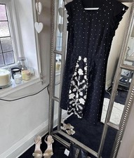 Red Valentino Black Studded Dress Size IT 40 New Without Tags RRP £535