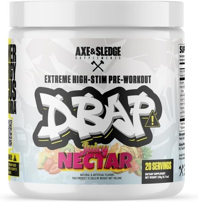 Axe & Sledge DBAP Extreme High-Stim Pre-Workout Pumps 20 Servings 2 Flavors New