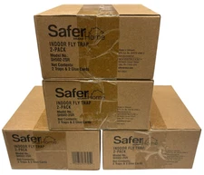 LOT OF 4-Safer Brand Home SH502-2SR 2 Indoor Plug-in Fly Trap 2 pack
