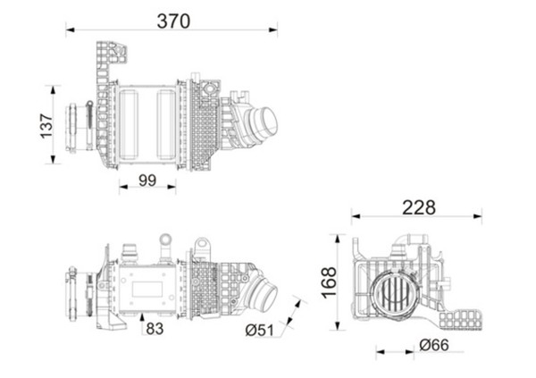 Mahle LadeluftküHler Premium Line CI 781 000P FüR Volvo V90 2 235 S90 234 XC90 3-image