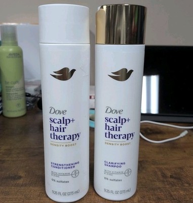 Dove Scalp Hair Therapy Density Boost Clarify Shampoo+ Strengthening Conditioner