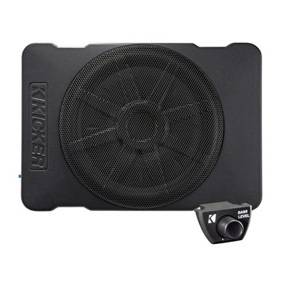 Open Box Kicker 10'' 51HS10 10'' 180W RMS Hideaway Compact Powered Sub Enclosure