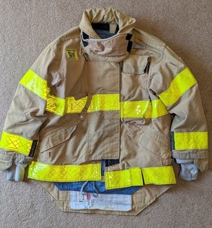 Firefighter Bunker / Turnout Gear Set (Morning Pride)