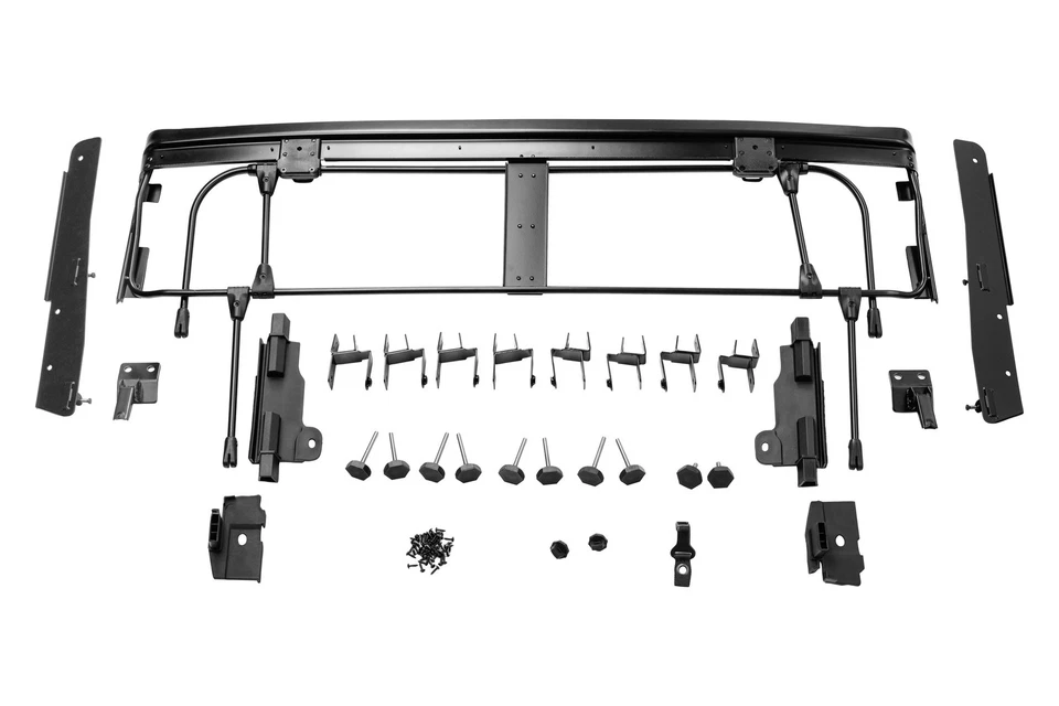 For Jeep Wrangler 1987-1991 Rugged Ridge 13610.01 Black Full Roll Bar Cover Foto 3 de 4