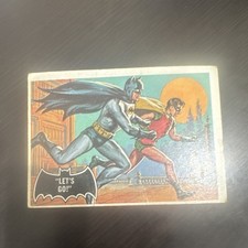National Periodical 1966 Batman LET'S GO Checklist Non-Sport Trading Card #28